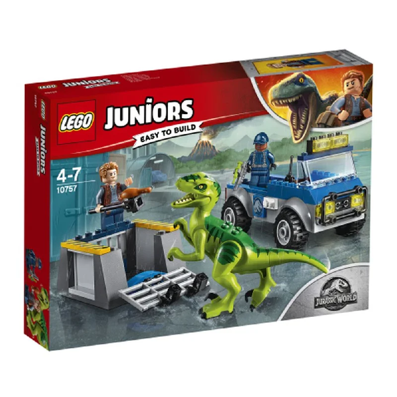 Offering a sense of accomplishment LEGOLEGO 10757 Juniors Jurassic World Raptor Rescue Truck