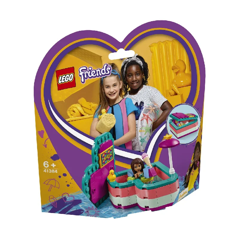 Imagination-sparking LEGO setsLEGO 41384 Friends Andrea's Summer Heart Box