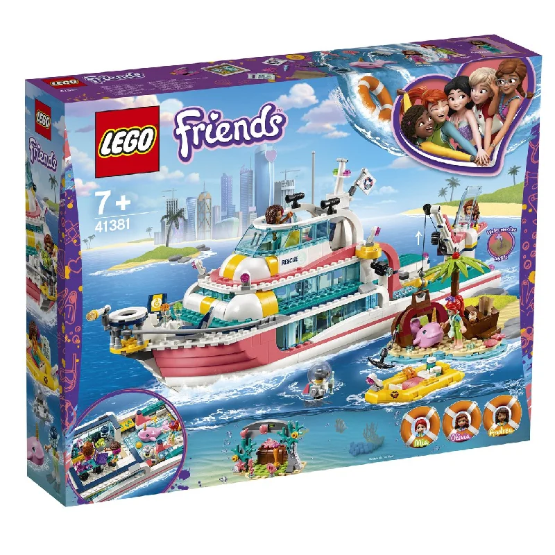 Facilitating collaborative play LEGOLEGO 41381 Friends Rescue Mission Boat