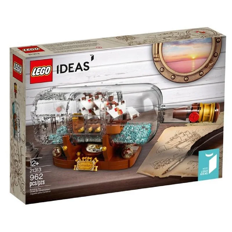 Seamlessly fitting LEGO connectionsLEGO 21313 LEGO Ideas Ship In A Bottle