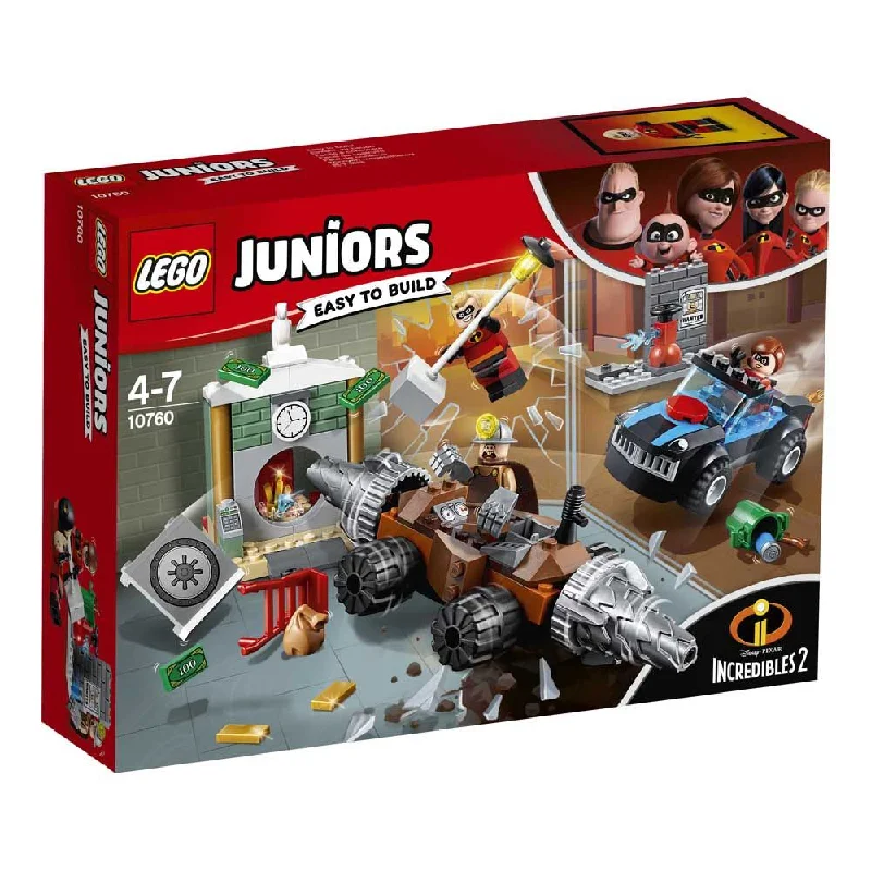 Precisely scaled LEGO miniaturesLEGO 10760 Juniors Disney Incredibles 2 Underminer Bank Heist Precisely scaled LEGO miniaturesLEGO 10760 Juniors Disney Incredibles 2 Underminer Bank Heist