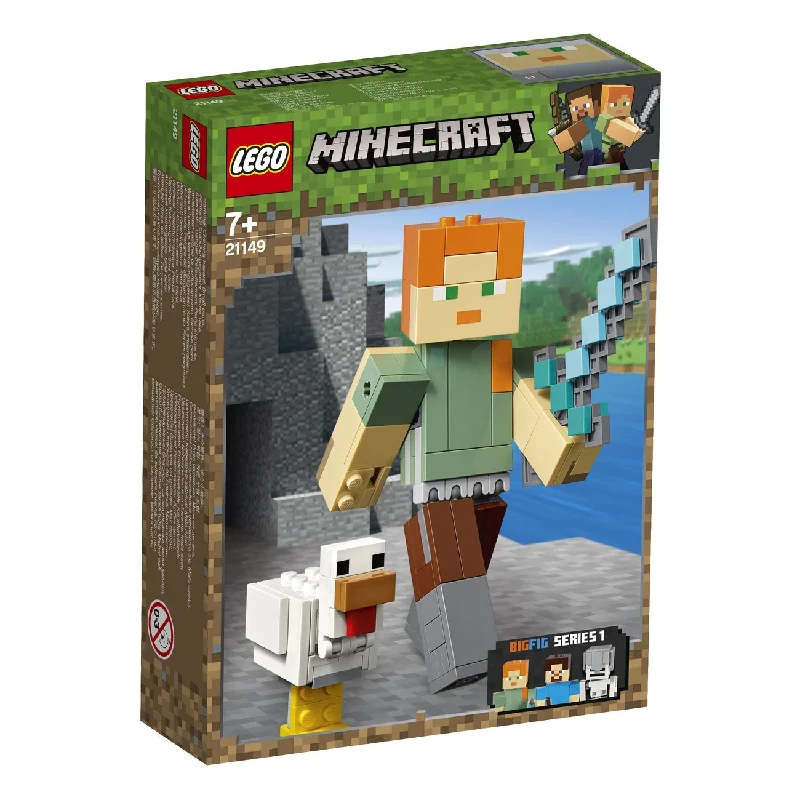 Encouraging hand-eye coordination LEGOLEGO 21149 Minecraft Alex Bigfig With Chicken