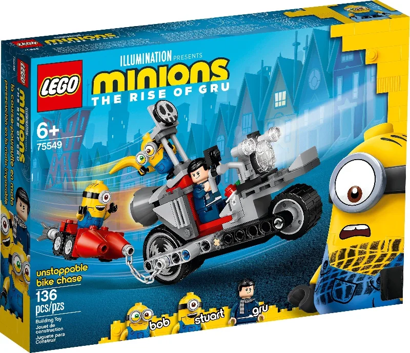 Precisely scaled LEGO miniaturesLEGO 75549 Minions Unstoppable Bike Chase
