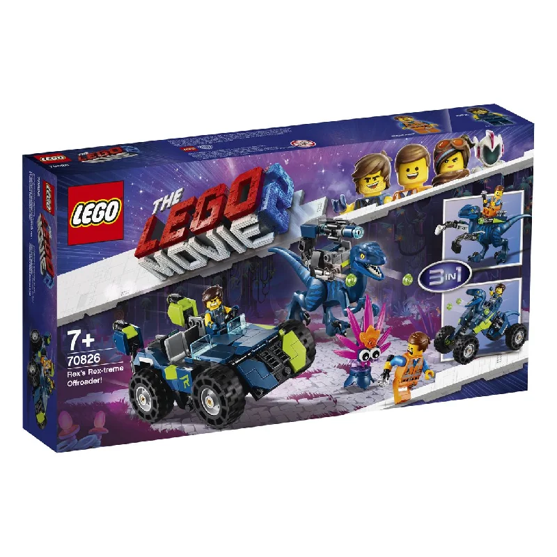 Providing a tactile learning experience LEGOLEGO 70826 LEGO Movie 2 Rex's Rex-Treme Offroader!