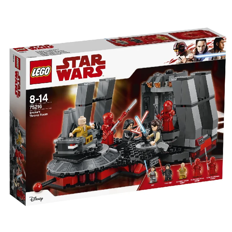 Beautifully crafted LEGO sculpturesLEGO 75216 Star Wars Snoke's Throne Room