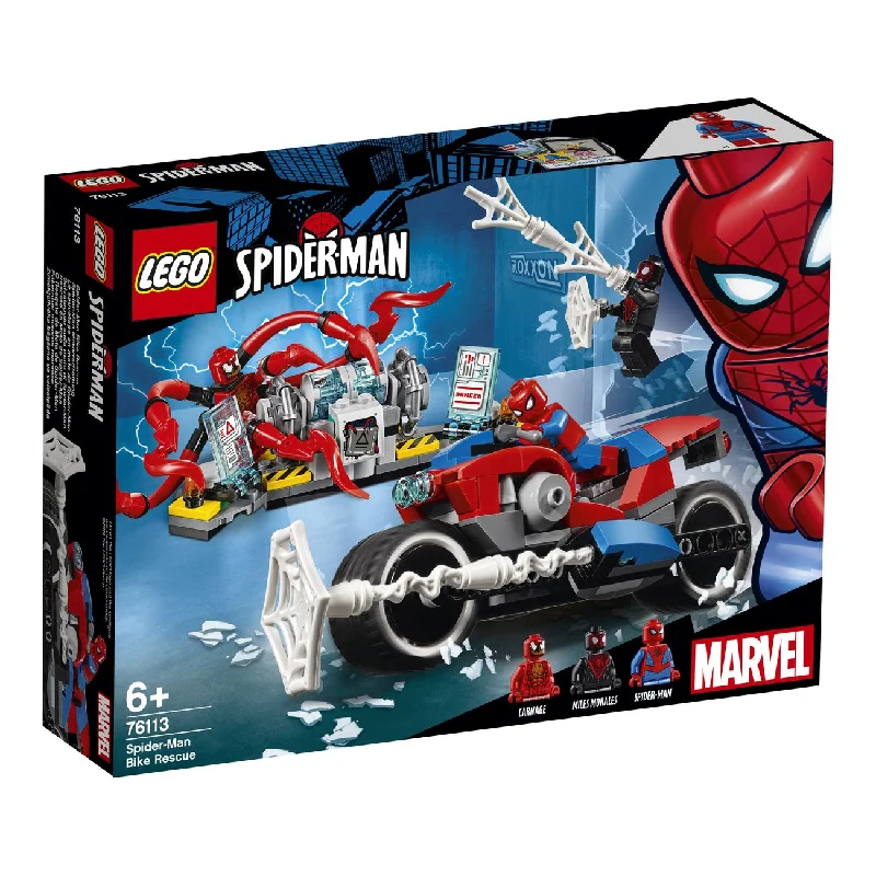 Facilitating collaborative play LEGOLEGO 76113 Super Heroes Spider-Man Bike Rescue