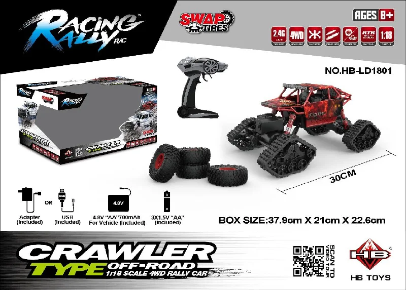 1:18 2.4G R/C  Snowmobile  W/3 Pin Charger,  3Asst, W.Box