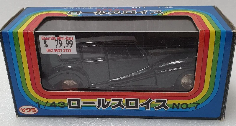 Realistic toy cars1/43 K.K. Sakura Rolls Royce Silver Wraith