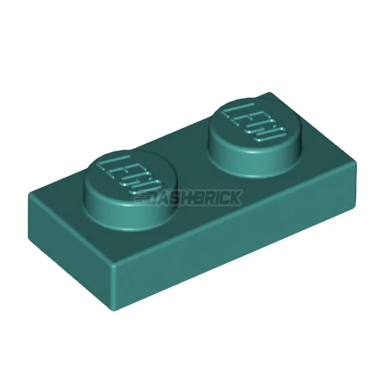 Offering educational value LEGOLEGO Plate, 1 x 2, Dark Turquoise [3023]