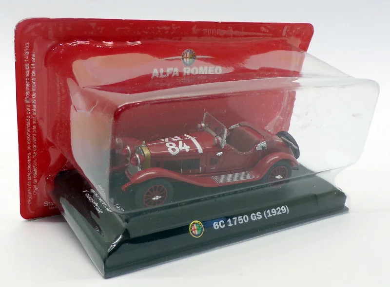 Durable toysAltaya 1/43 Scale AL10320R - 1929 Alfa Romeo 6C 1750 GS - Red #84