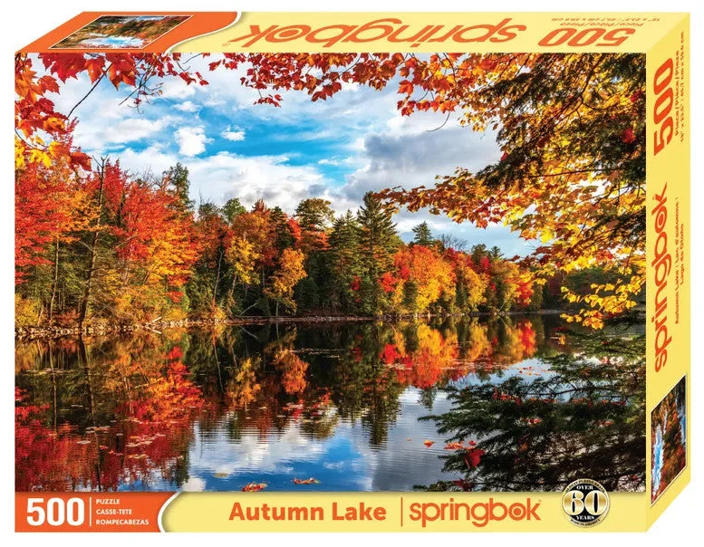 Autumn Lake 500 Piece Puzzle