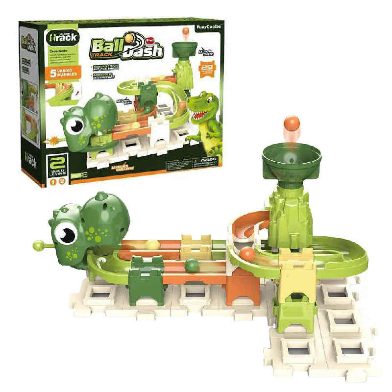 Logical puzzles Ball Dash Dinosaur Theme 28pc Game Playset