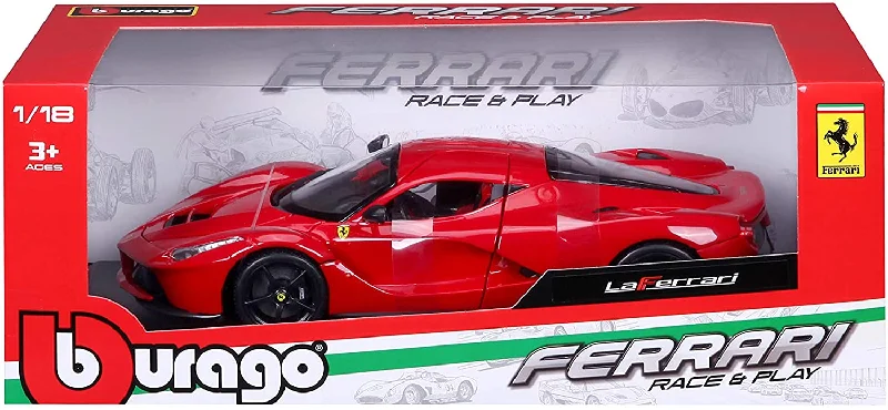 Bburago 1:18 Scale Ferrari Race and Play LaFerrari Diecast Vehicle - RedBburago 1:18 Scale Ferrari Race and Play LaFerrari Diecast Vehicle - RedBburago 1:18 Scale Ferrari Race and Play LaFerrari Diecast Vehicle - RedBburago 1:18 Scale Ferrari Race and Pla