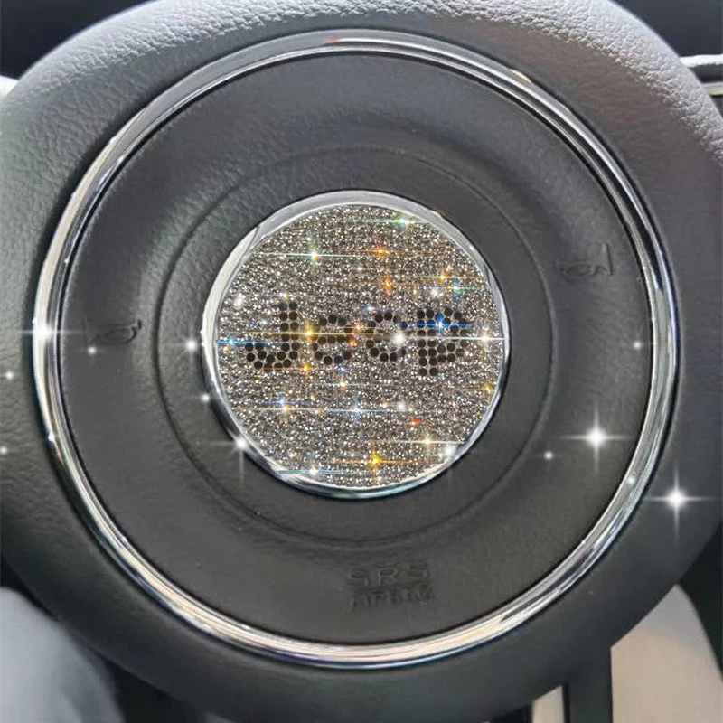 Bling Jeep Letters Decal for Steering Wheel