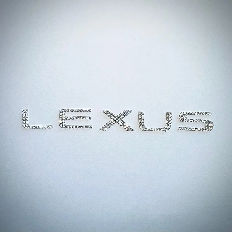 Bling LEXUS Rear Letters