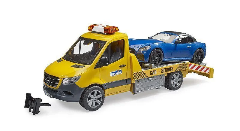 BRUDER MB Sprinter Car Transporter with Roadster