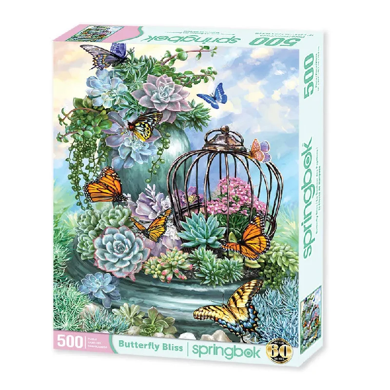 Butterfly Bliss 500 Piece Puzzle