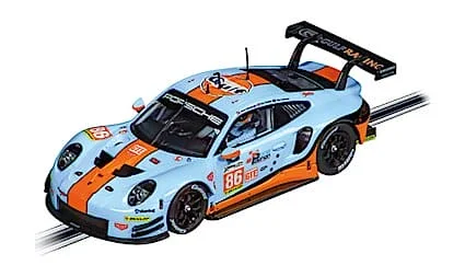 Durable toysCarrera 27780 Porsche 911 RSR "Gulf Racing, Mike Wainwright, No.86", Silverstone 2018, Evolution 1/32 w/Lights NEW FOR 2024 Durable toysCarrera 27780 Porsche 911 RSR "Gulf Racing, Mike Wainwright, No.86", Silverstone 2018, Evolution 1/32 w/Lights NEW FOR 2024
