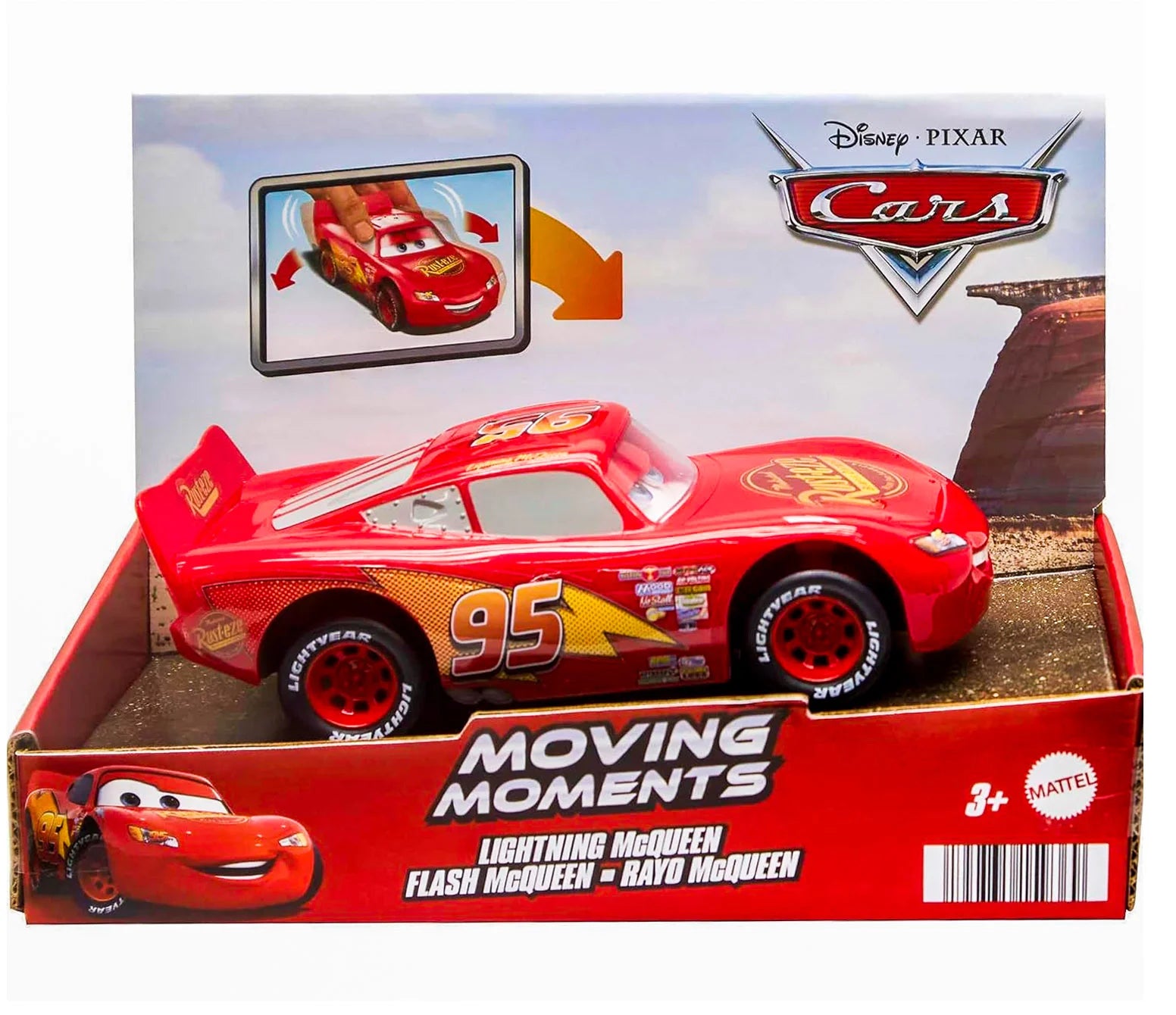 CARS Moving Moments Lightning McQueen Racing Car