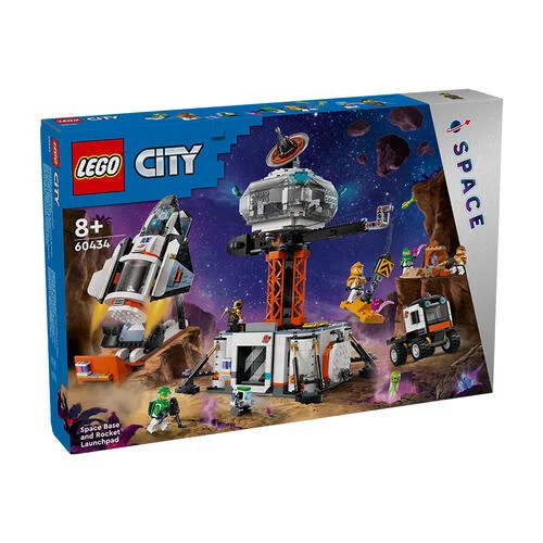 Thematically rich LEGO setsCITY SPACE BASE AND ROCKET LAUNCHPAD - 60434