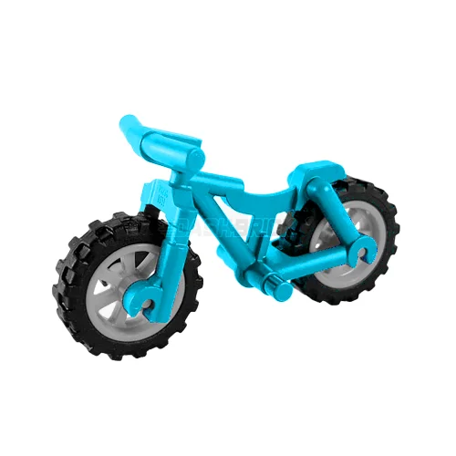 Promoting social skills LEGO playLEGO Minifigure Accessory - Mountain Bike, Bicycle, Medium Azure [36934c02]