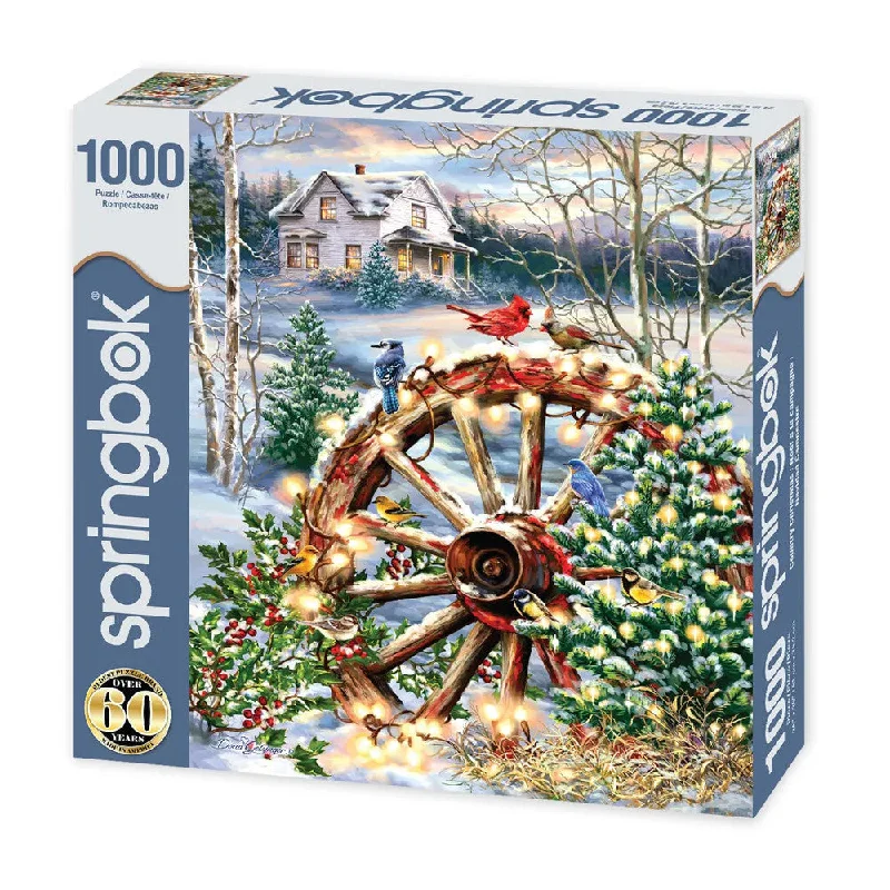 Country Christmas 1000 Piece Puzzle