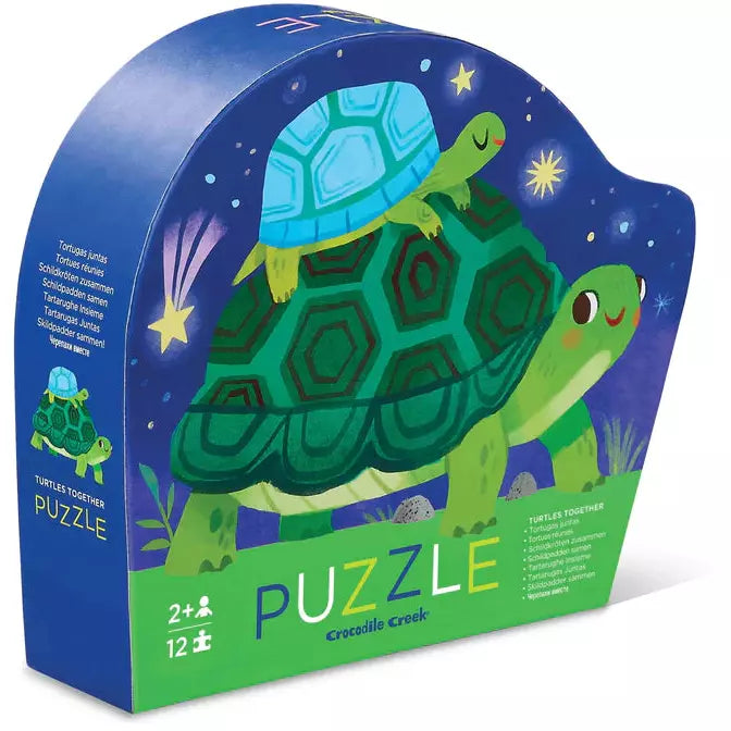 Crocodile Creek | Mini Puzzle 12 pc | Turtles Together