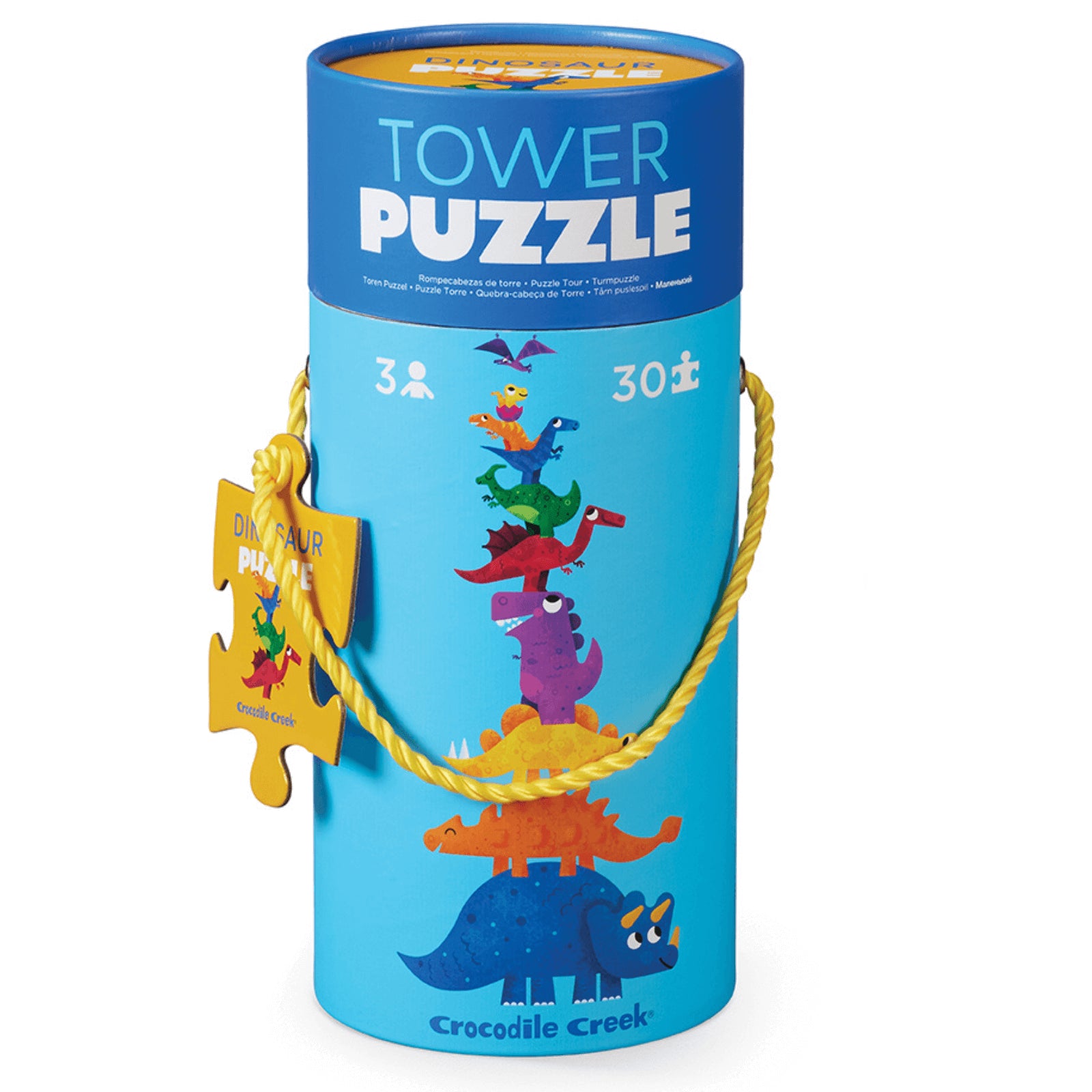 Crocodile Creek | Tower Puzzle 30pc Dinosaur