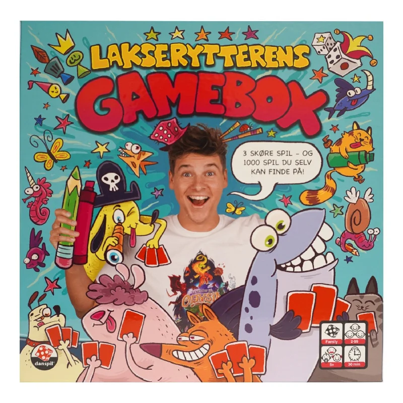 Danspil Lakserytterens Gamebox