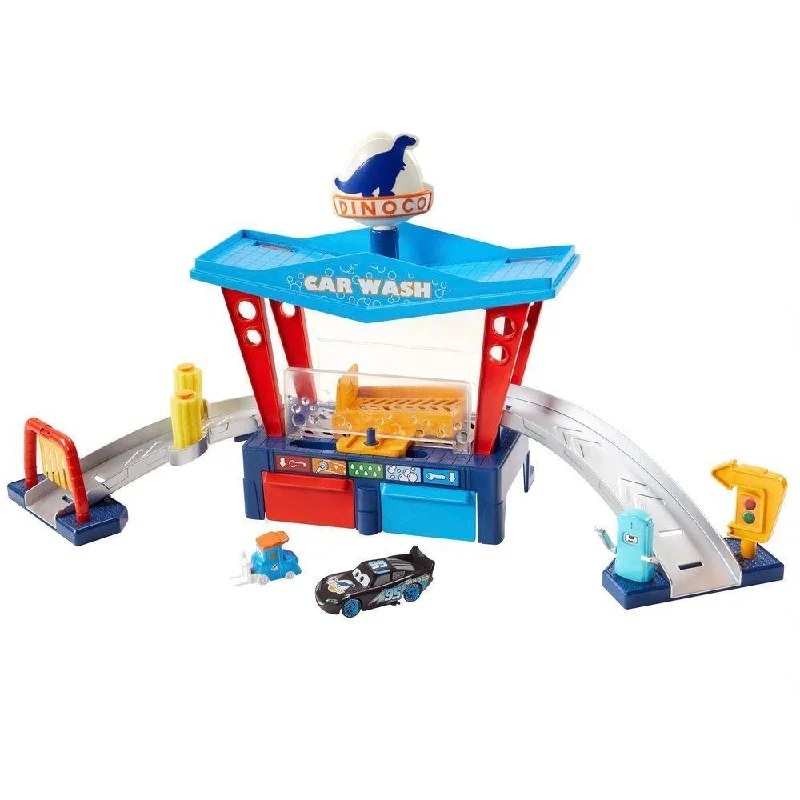 Disney Pixar Cars Colour Change Dinoco Car Wash Playset