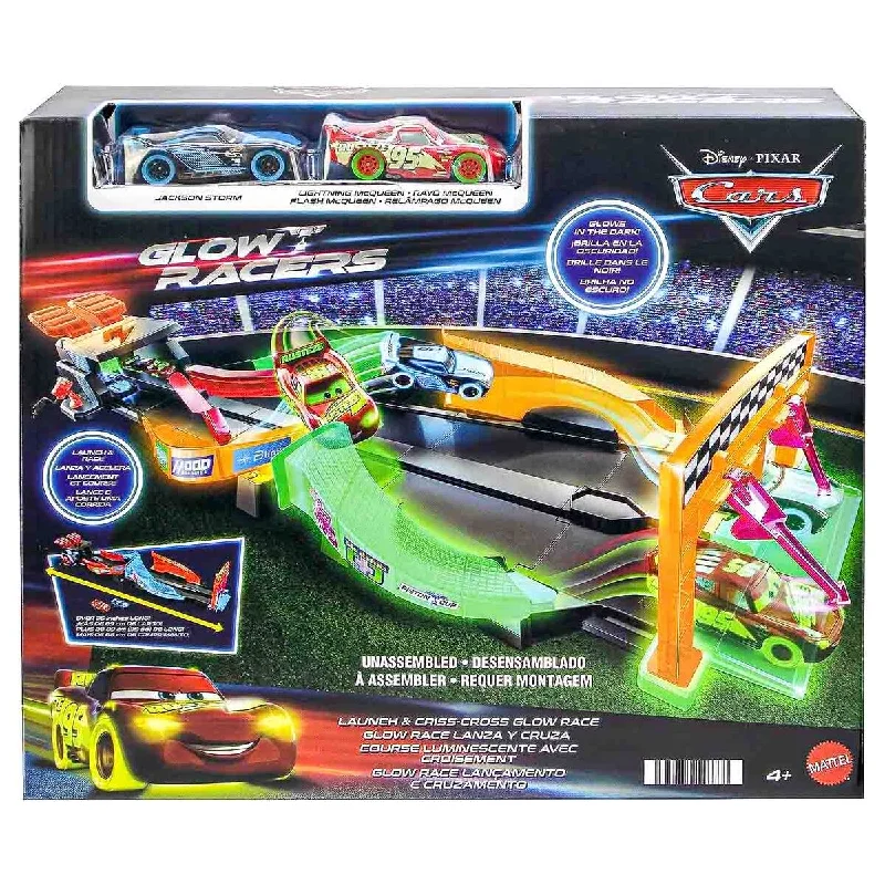 Fun toy carsDisney Pixar Cars Glow Racers Set