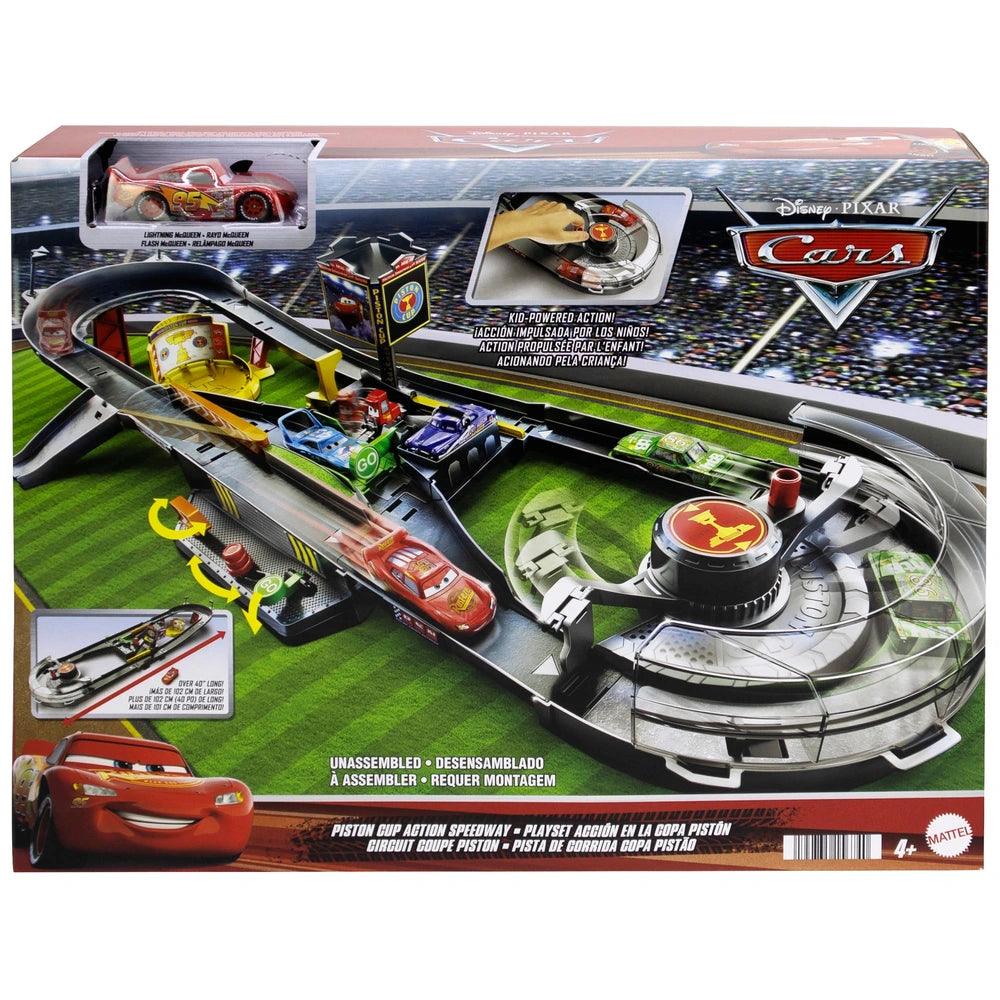 High-quality materials toys Disney Pixar Cars Piston Cup Action Speedway Playset