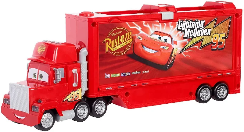 Disney Pixar Cars McQueen Track Chat & Haul Mack Lightning McQueen’s Hauler