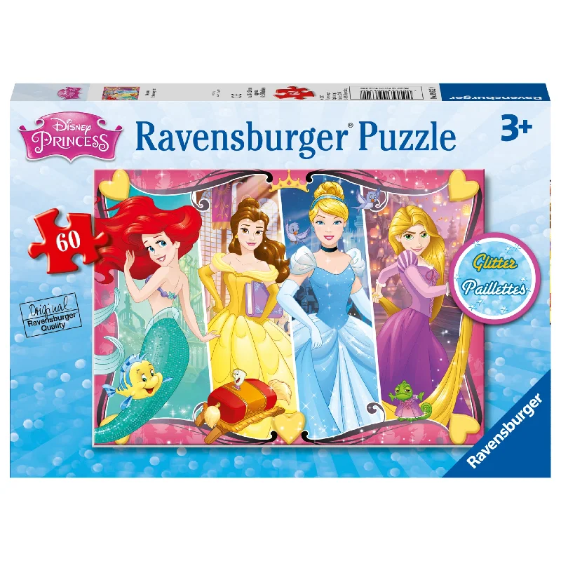 Interactive games Disney Princess Glitter Puzzle
