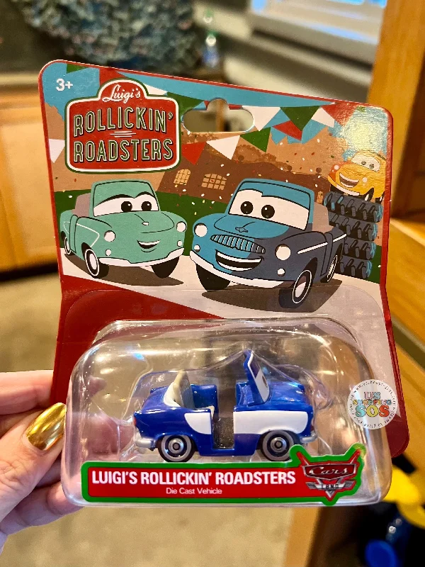 DLR - Carsland - Luigi’s Rollickin’ Roadster Die Cast Vehicle Blue