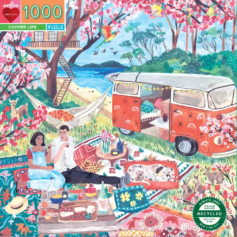 eeBoo 1000 pc puzzle | Camper Life