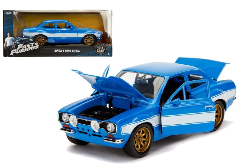 High-quality materials toys Fast and Furious Ford Escort RS2000 Brian- 1:24 Die-Cast High-quality materials toys Fast and Furious Ford Escort RS2000 Brian- 1:24 Die-Cast