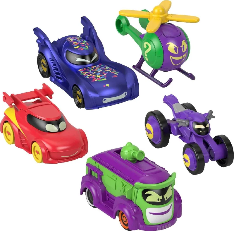 Fisher-Price DC Batwheels 1:55 Scale Toy Cars - 5-Pack