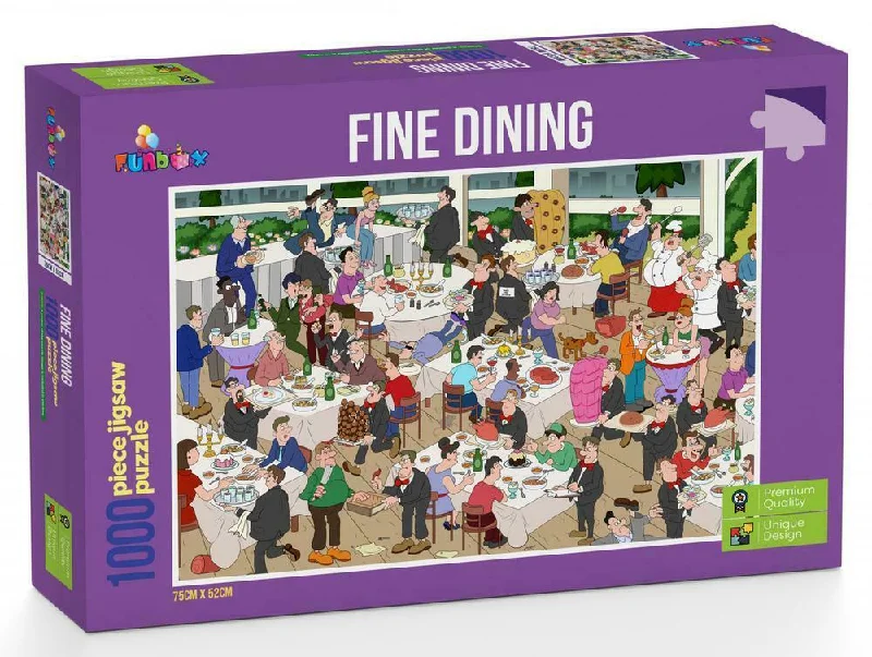 Exciting gamesFUNBOX 1000 PIECE PUZZLE - FINE DINING