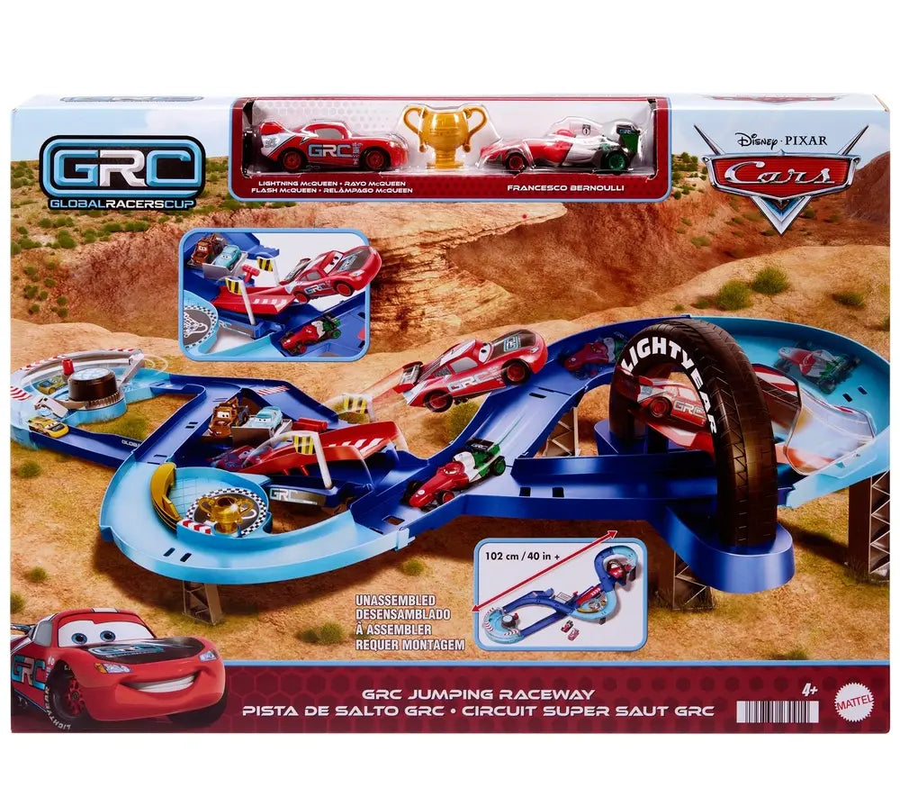 Disney Pixar Cars Global Racers Cup Jumping Raceway Playset