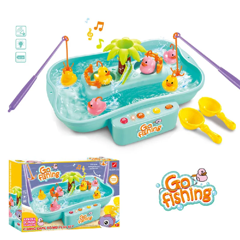 Strategic puzzles Go Fishing Musical Duck Catching Game