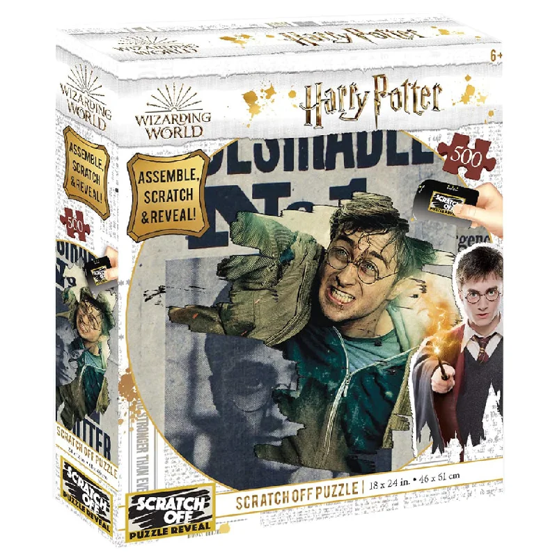 Social games Harry Potter Wanted Poster Day To Night Scratch Off Jigsaw Puzzle 500pc