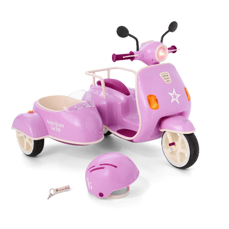 Hit the Road Scooter & Sidecar for 18-inch Dolls