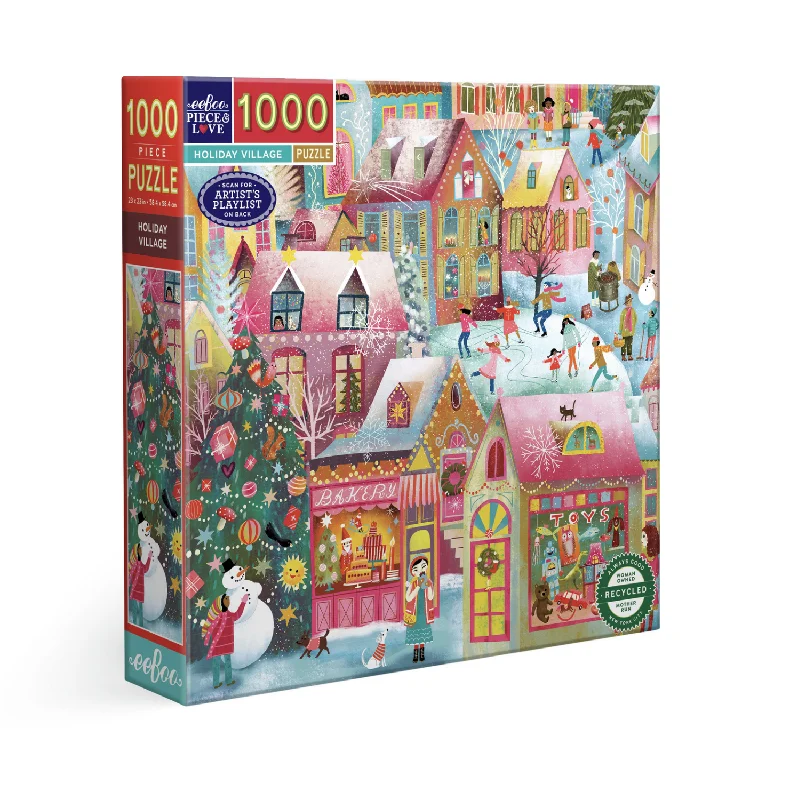 Holiday Village 1000 Piece Puzzle