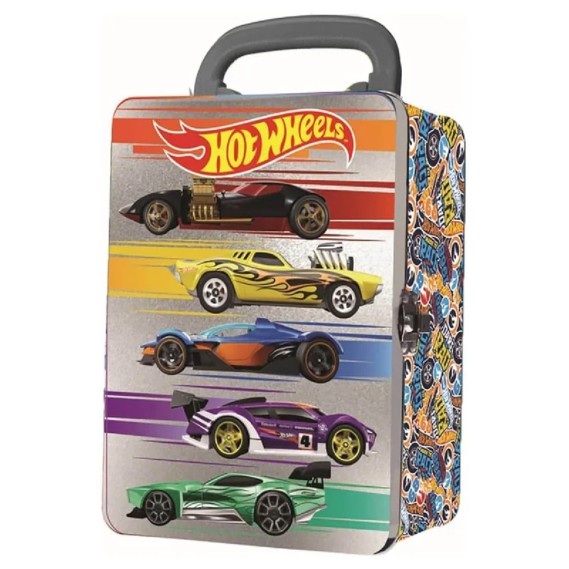 Hot Wheels Metal Car Case for Storage and Organisation