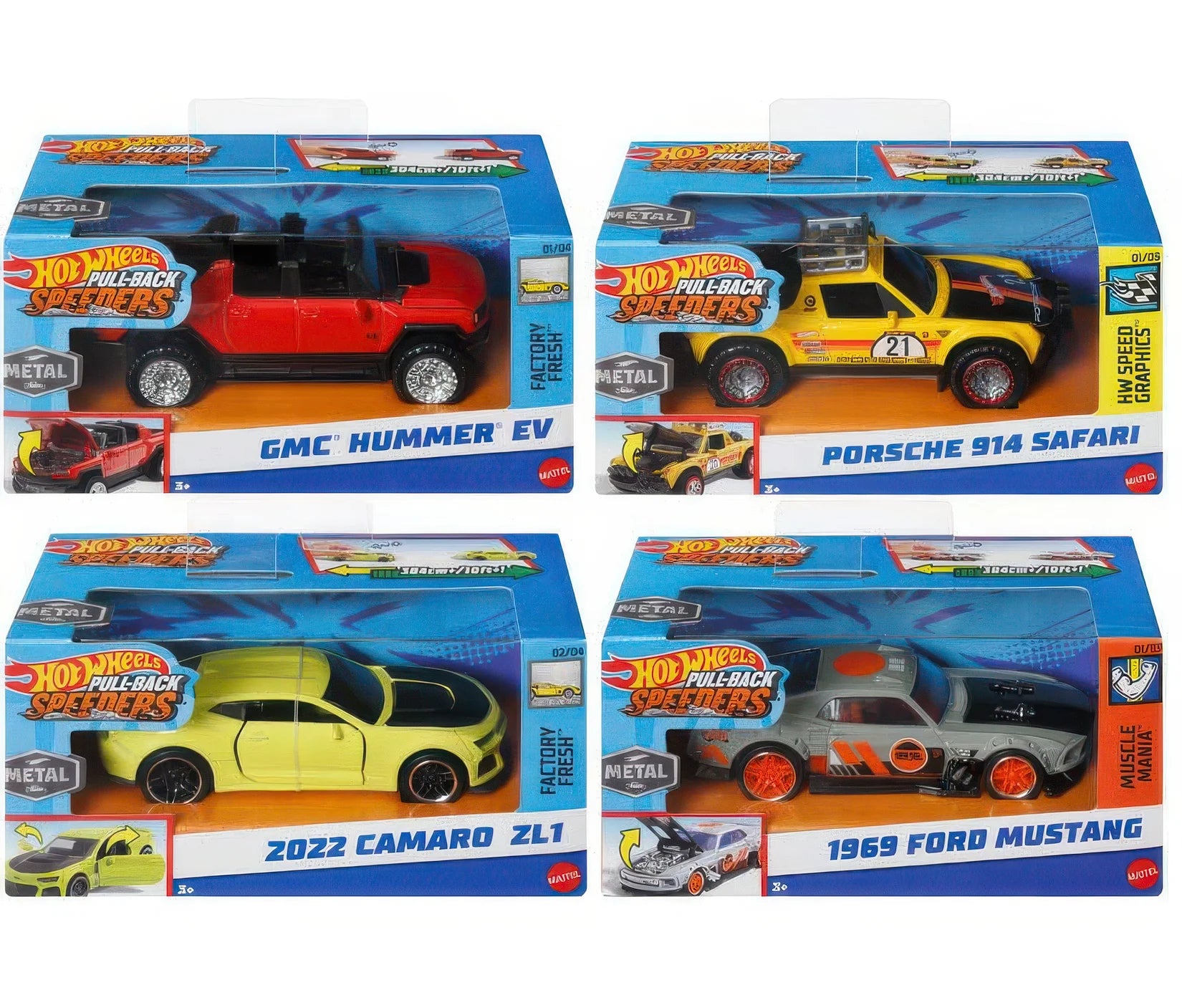 Hot Wheels Pull-Back Speeders Toy Car - Assortment