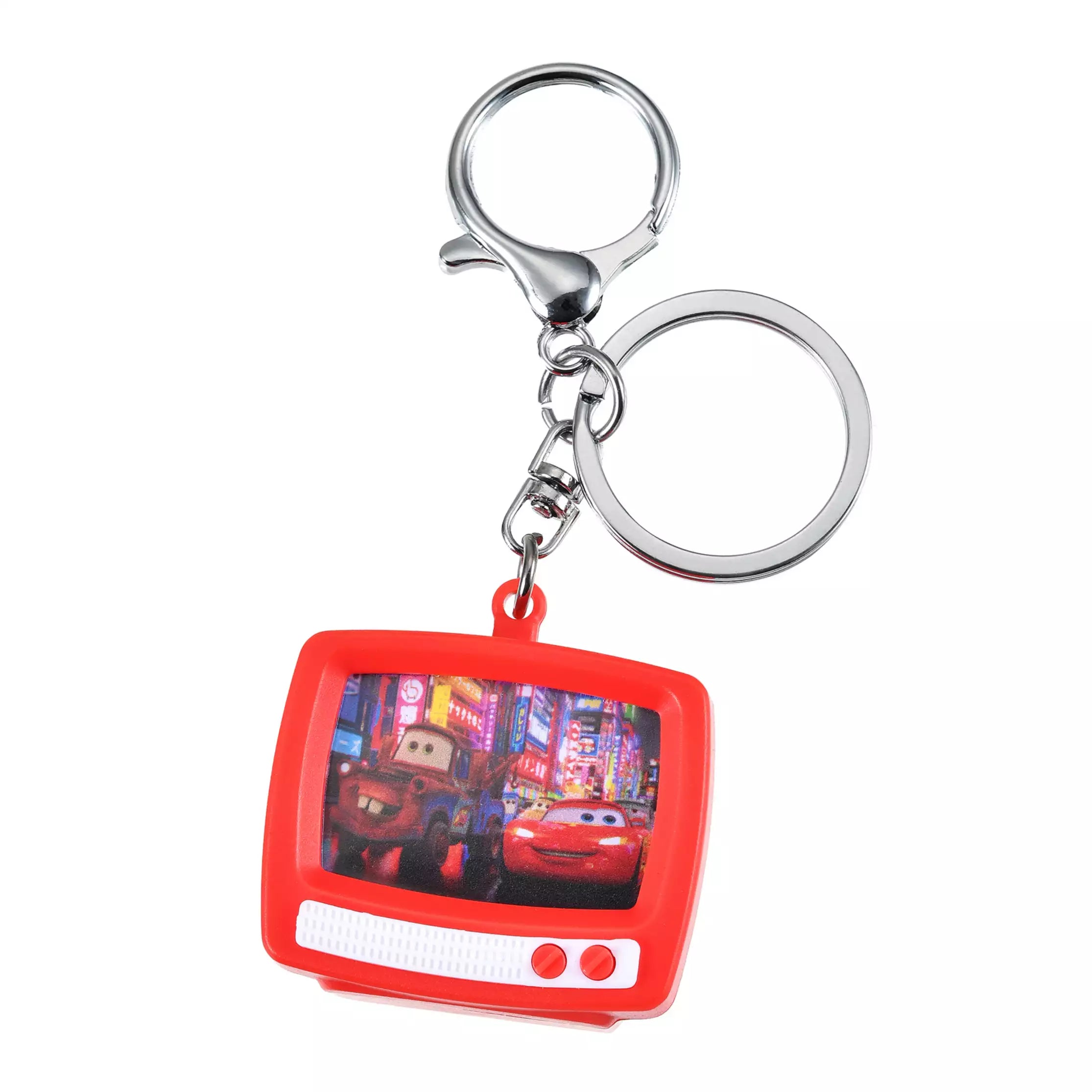 JDS - Lightning McQueen & Mater "Light Up TV" Key Holder/Keychain