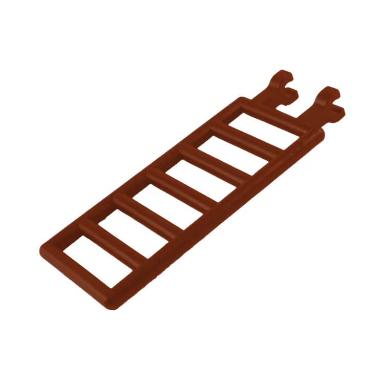 Captivating and enchanting LEGO worldsLEGO Bar 7 x 3 with 2 Clips (Ladder), Reddish Brown [6020]