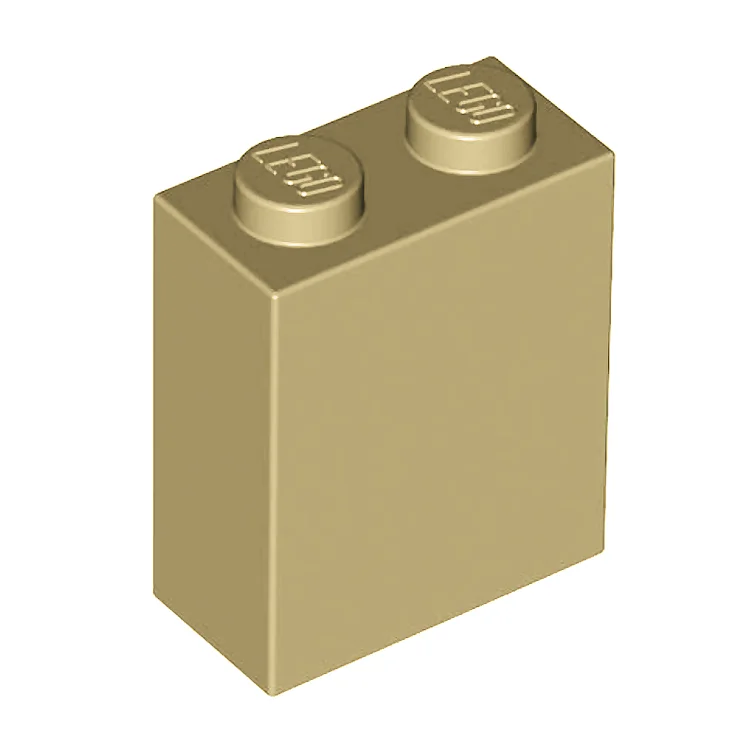 Highly adaptable LEGO creationsLEGO Brick 1 x 2 x 2, Inside Stud Holder, Tan [3245c]