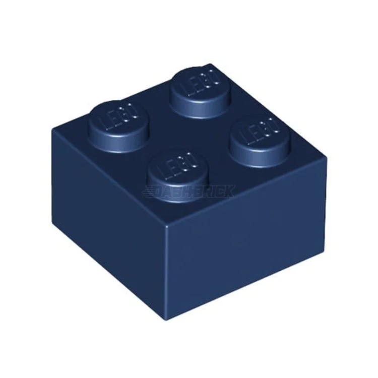 Reflecting popular cultures LEGO themesLEGO Brick 2 x 2, Dark Blue [3003]